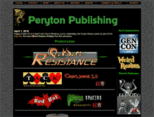 Tablet Screenshot of perytonpublishing.com